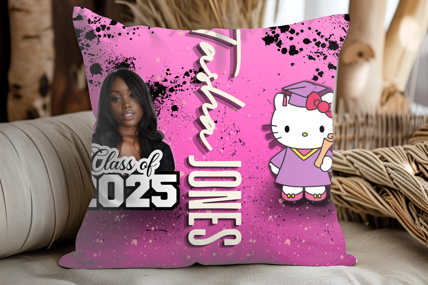 Diamond Dust Graduation Pillow