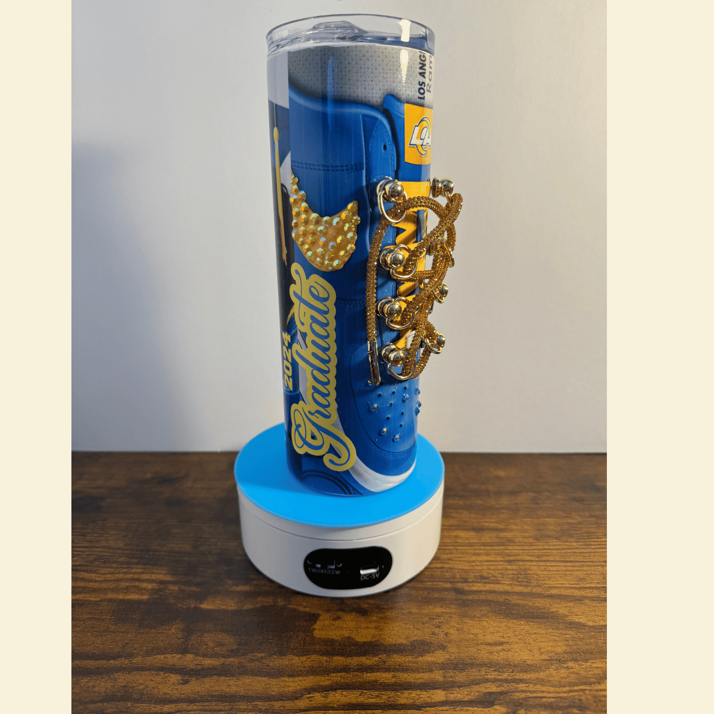 Diamond Dust Grad Rhinestone Shoelace Tumbler