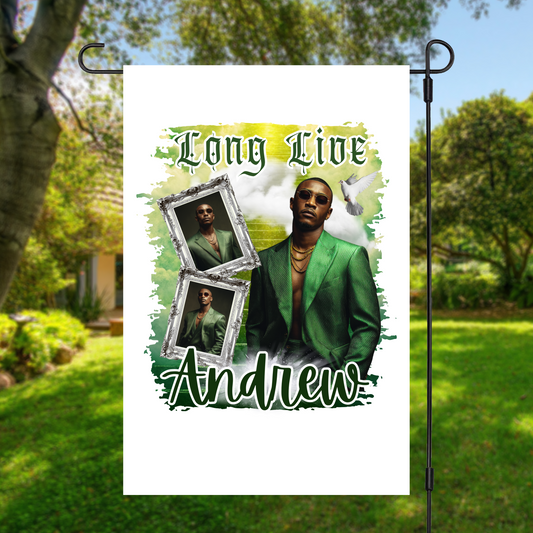 Memorial Yard Flag (Lime Green)