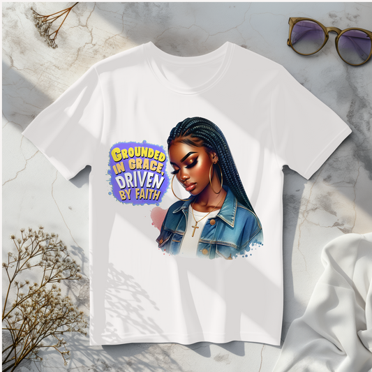 Short Sleeve Shirt: Grounded In Grace, Driven By Faith