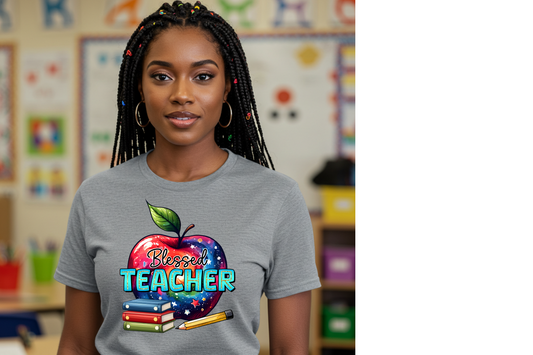 Teacher Shine Tees (Blessed Teacher)