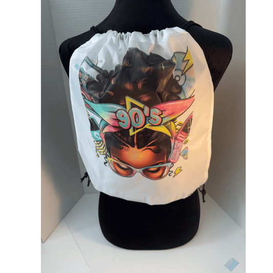 Diamond Dust Drawstring Backpack